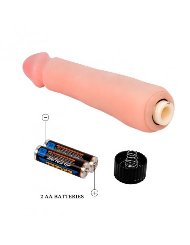 Realistyczny wibrator BAILE - Flexible Vibrator - Real Penis - Wibratory Realistyczne - 5