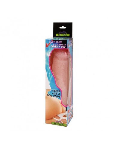 Realistyczny wibrator BAILE - Flexible Vibrator - Real Penis - Wibratory Realistyczne - 6