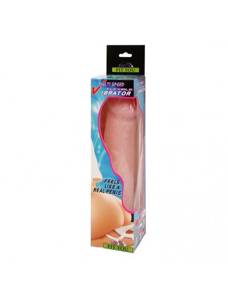 Realistyczny wibrator BAILE - Flexible Vibrator - Real Penis - Wibratory Realistyczne - 6