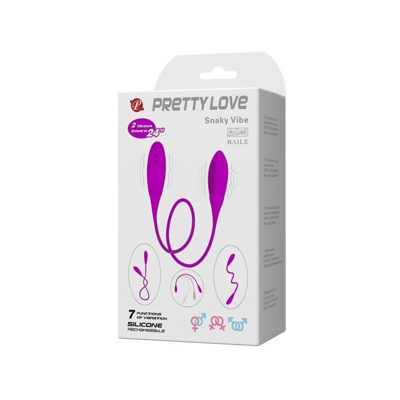 Stymulator dla Par SNAKY VIBE USB 7 functions - 9