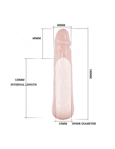 Nakładka Na Penisa - Big Man 01 - Przedłużki i nakładki na penisa - 4