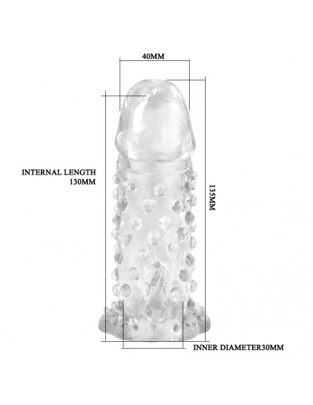 Nakładka Na Penisa - Brave Man - Przedłużki i nakładki na penisa - 4