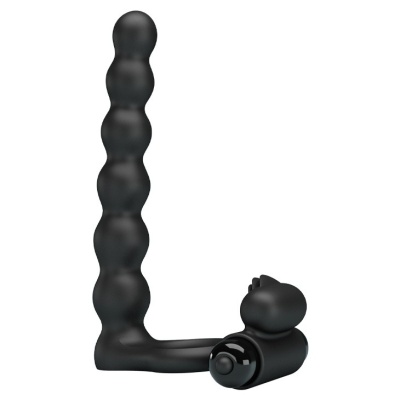 Hercules Penis Sheath III - wibrujący pierścień na penisa z 10 funkcjami wibracji (9 cm) - 1
