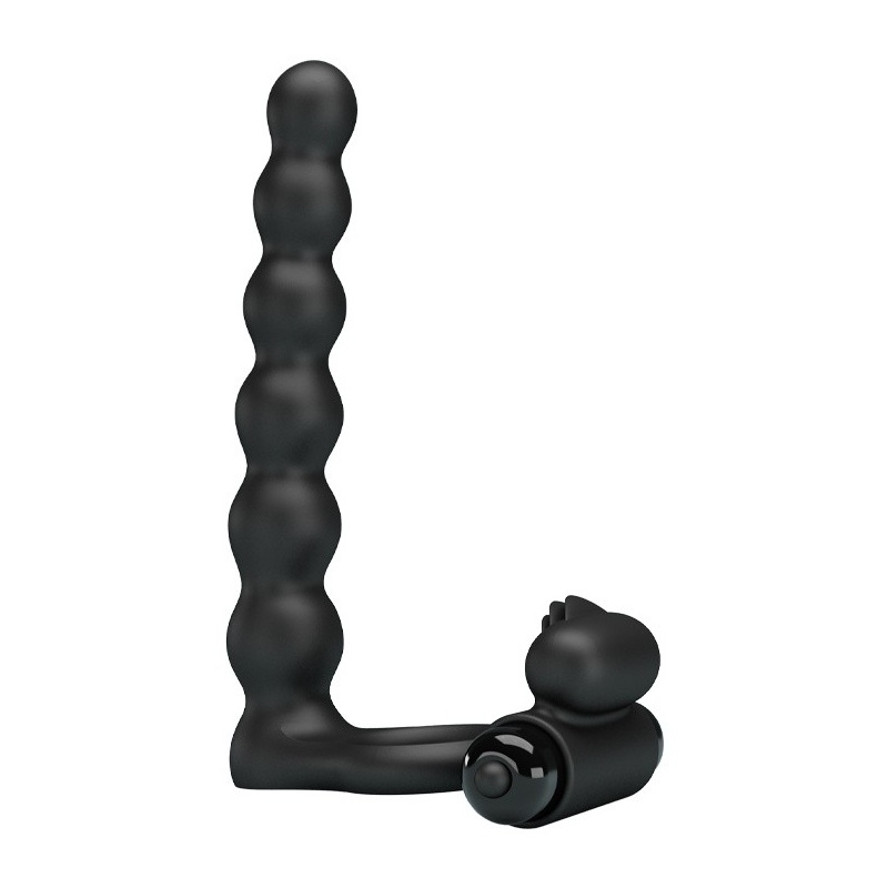 Hercules Penis Sheath III - wibrujący pierścień na penisa z 10 funkcjami wibracji (9 cm) - 1