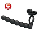 Hercules Penis Sheath III - wibrujący pierścień na penisa z 10 funkcjami wibracji (9 cm) - 2