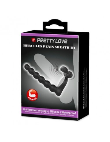 Wibrujący Strapon Hercules Penis Sheath Iii - Strap-ony, dilda na pasku z wibracją - 8