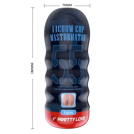 Masturbator próżniowy Vacuum Cup 55 - 18 x 7 cm - 7