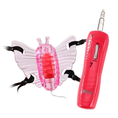 Wibrator motylkowy Butterfly Mini z pilotem, 8 cm - 2