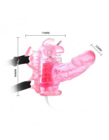 Mini Stymulator Łechtaczki Motylek Wibrator do Majtek - Wibratory Motylki - 3