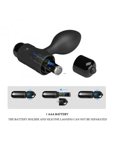 Wibrujący korek analny Vibra Butt Plug - Kulki i korki analne wibrujące - 7