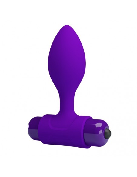 Wibrujący korek analny Vibra Butt Plug Purple - Kulki i korki analne wibrujące - 1