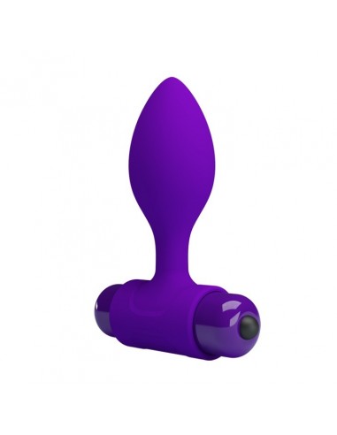 Wibrujący korek analny Vibra Butt Plug Purple - Kulki i korki analne wibrujące - 2