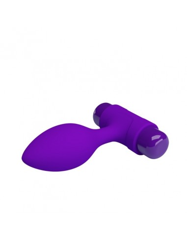 Wibrujący korek analny Vibra Butt Plug Purple - Kulki i korki analne wibrujące - 4