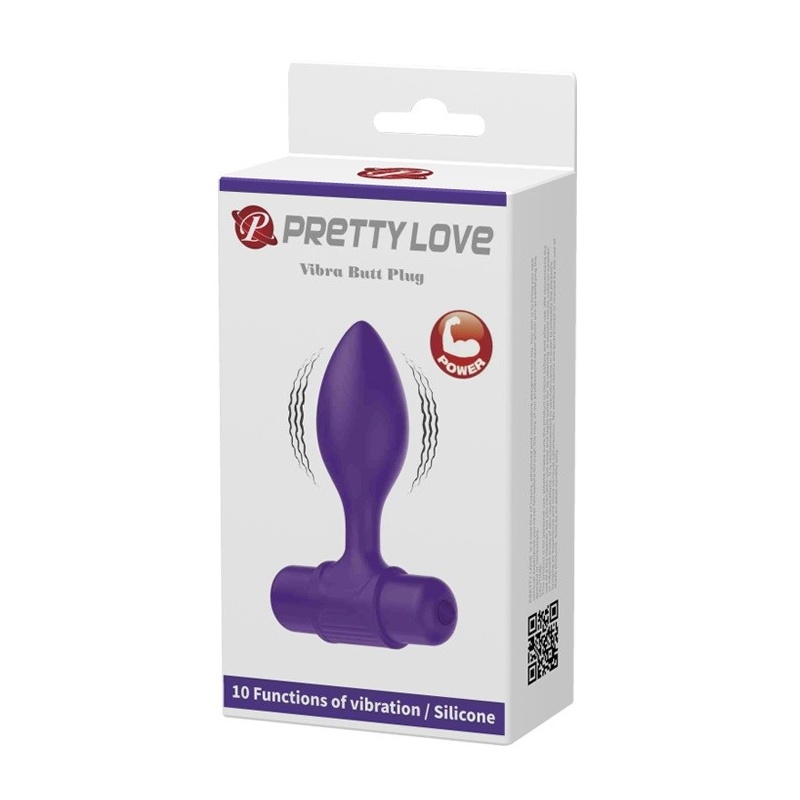 Korek analny Vibra Butt Plug 9 cm z wibracjami - 8
