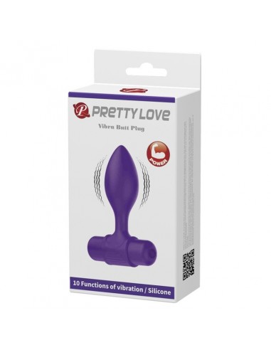 Wibrujący korek analny Vibra Butt Plug Purple - Kulki i korki analne wibrujące - 8