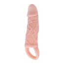 Rękaw na penisa Man Extension rozciągliwy, z pierścieniem na jądra, 13,5 cm - 1