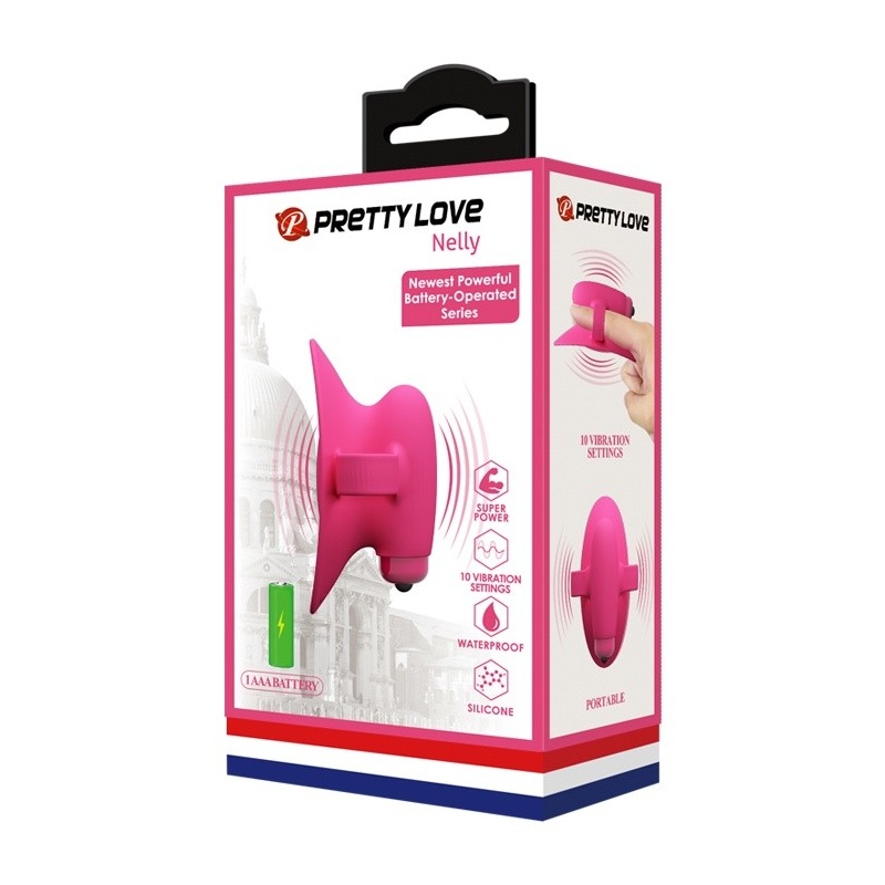 Stymulator łechtaczki Nelly z elastyczną końcówką w kształcie języka, 19,8 cm - 10