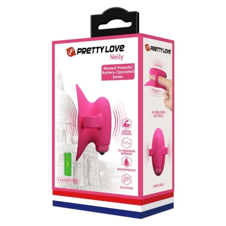 Stymulator łechtaczki Nelly z elastyczną końcówką w kształcie języka, 19,8 cm - 10