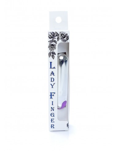 Mini wibrator Strong Bullet Vibrator Silver/Purple USB 10 Function - Wibratory Mini - 7