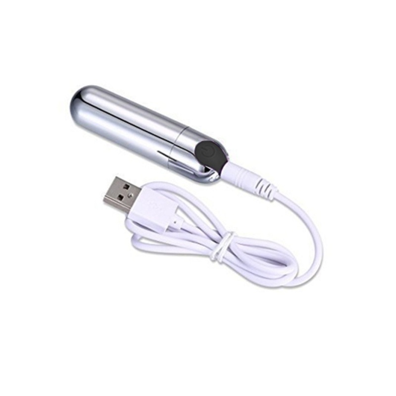 Wibrator punktowy Strong Bullet srebrno-czarny USB 10 funkcji - 4