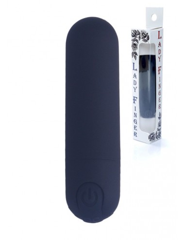 Mini wibrator Strong Bullet Vibrator Black USB 10 Function - Wibratory Mini - 1