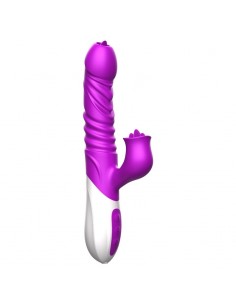 Wibrator króliczek USB 10 Funkcji Wibracji + Grzanie - Wibratory Króliczki - 1