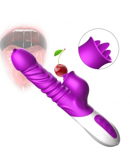 Wibrator króliczek USB 10 Funkcji Wibracji + Grzanie - Wibratory Króliczki - 4