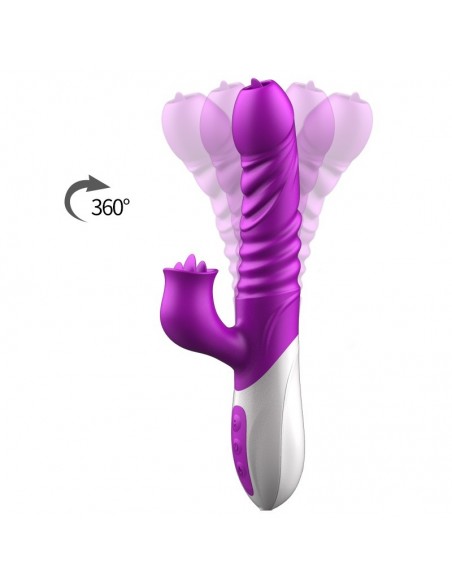 Wibrator króliczek USB 10 Funkcji Wibracji + Grzanie - Wibratory Króliczki - 5