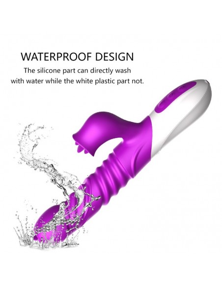 Wibrator króliczek USB 10 Funkcji Wibracji + Grzanie - Wibratory Króliczki - 9