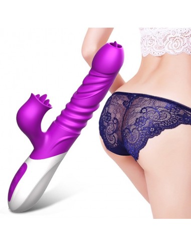 Wibrator króliczek USB 10 Funkcji Wibracji + Grzanie - Wibratory Króliczki - 13