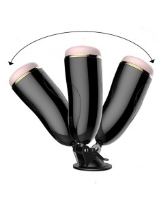 Profesjonalny Masturbator Z Przyssawką 7 Trybów Wibracji - Masturbatory i Sztuczne pochwy - 1 2