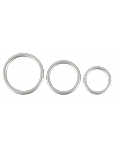 Zestaw pierścieni erekcyjnych na penisa Silicone - Pierścienie erekcyjne niewibrujące - 3