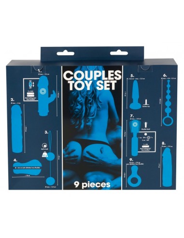 Zestaw gadżetów erotycznych Couples Toy Set 9 pieces - Śmieszne gadżety, prezenty - 5