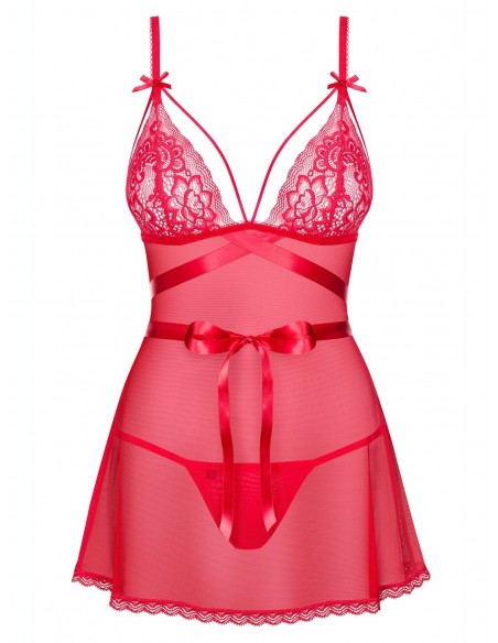 Lovlea babydoll czerwona S/M - Babydoll - 5