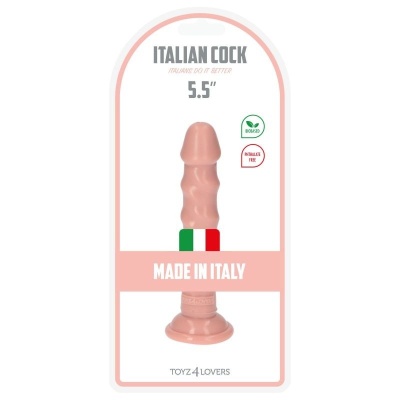 Dildo z przyssawką Ugo 14,5 cm cielisty - 1 2