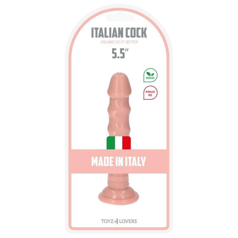 Dildo z przyssawką Ugo 14,5 cm cielisty - 2