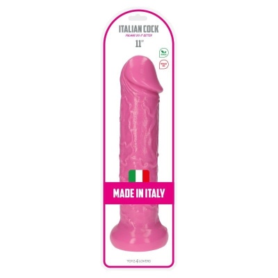 Realistyczne dildo Ercole Pink 28,5 cm (11") różowe - 1 2