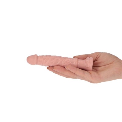 Dildo Teo 10,5 cm z przyssawką – cielisty - 1