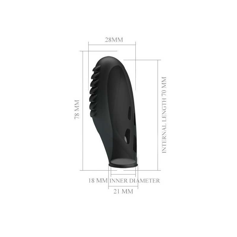 Wibrator palcowy GILO 18 mm, długość 7,8 cm - 8