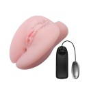 Masturbator Little Butt Multispeed z wibracjami i dwoma otworami, wys. 14 cm - 1
