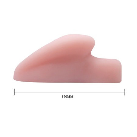 Masturbator Little Butt Multispeed z wibracjami i dwoma otworami, wys. 14 cm - 6