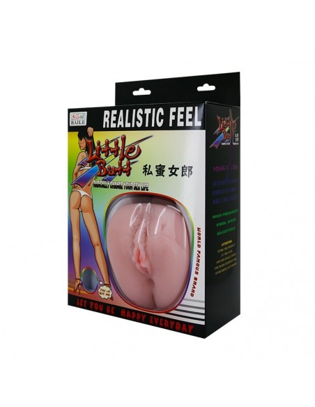 Wibrująca Pochwa Z Zarostem Little Butt Multispeed - Masturbatory i Sztuczne pochwy - 10