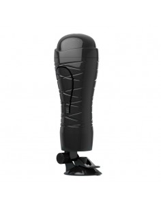 Ciasny Masturbator Z Przyssawką I 12 Funkcjami Wibracji - Masturbatory i Sztuczne pochwy - 1 2