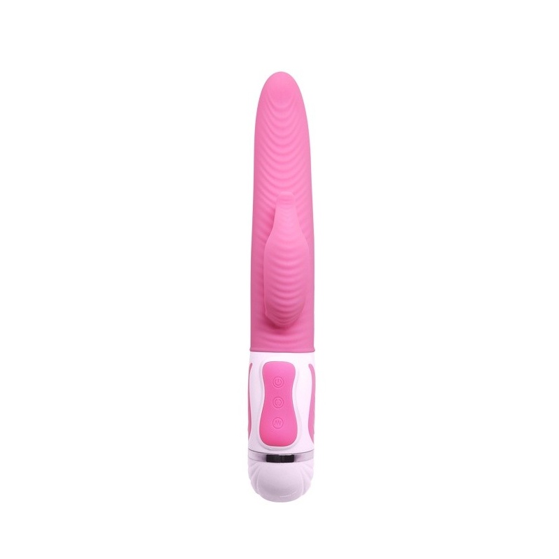 Wibrator króliczek ANTOINE BW-063009 - 12 wibracji, 4 rotacje, elastyczny silikon, 26,5 cm - 2