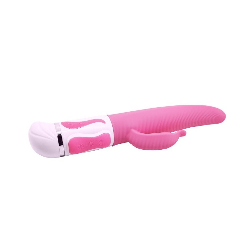Wibrator króliczek ANTOINE BW-063009 - 12 wibracji, 4 rotacje, elastyczny silikon, 26,5 cm - 4