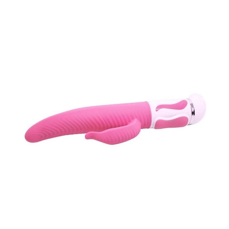 Wibrator króliczek ANTOINE BW-063009 - 12 wibracji, 4 rotacje, elastyczny silikon, 26,5 cm - 5