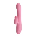 Wibrator króliczek Gina — obrotowy język, 7 funkcji wibracji, 20,5 cm - 1
