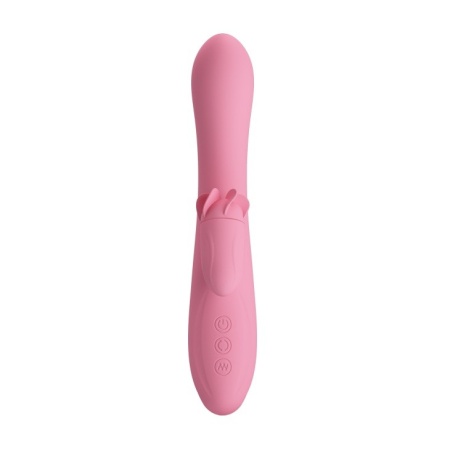 Wibrator króliczek Gina — obrotowy język, 7 funkcji wibracji, 20,5 cm - 2