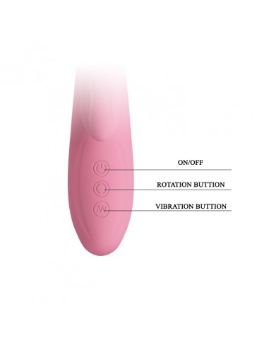 Wibrator króliczek GINA Z Funkcją Rotacji USB - Wibratory Króliczki - 8