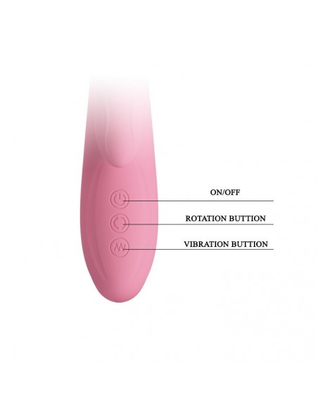 Wibrator króliczek GINA Z Funkcją Rotacji USB - Wibratory Króliczki - 8